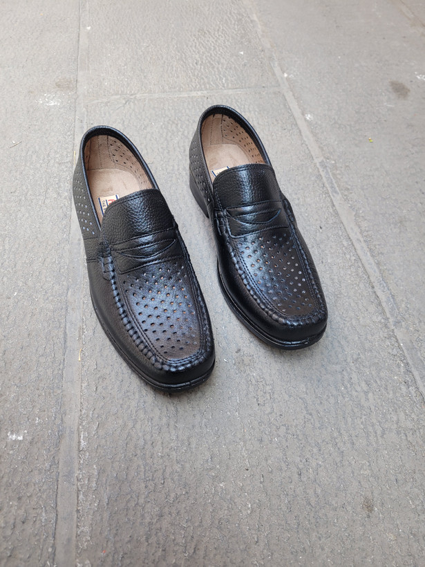 کفش مردانه تابستانی چرم طبی