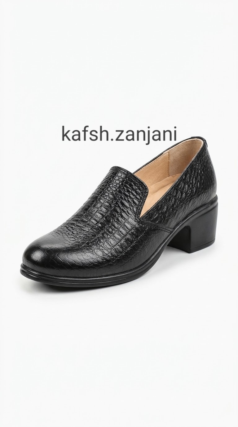 زنانه راحتی پاشنه دارچرم